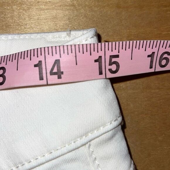 Ann Taylor Womens Low Rise‎ Curvy Fit Skinny Ankle Jeans White Size 6 - Picture 9 of 11